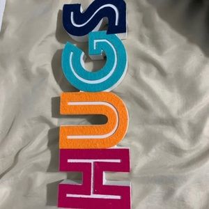 Decorative sign for inside house